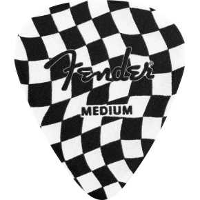 Fender 351 Celluloid Picks Checkeboard Medium - 8 ks Fender 351 Celluloid Picks Checkeboard Medium - 8 ks