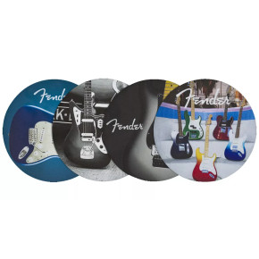 Fender Guitar Coaster Set 4-PK Fender Guitar Coaster Set 4-PK