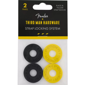 Fender Strap Blocks BLK/YLW