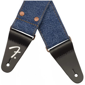 Fender Wrangler Denim Strap Indigo Riveted Fender Wrangler Denim Strap Indigo Riveted