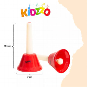 Kidzzo 17681 Hand Bells Colorful
