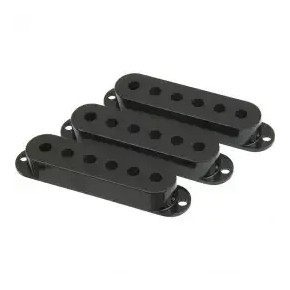 Fender Pickup Covers Black Strat