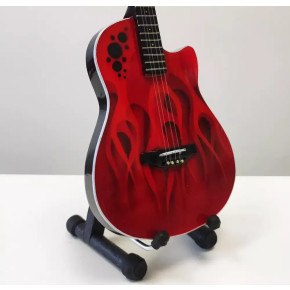 Music Legends PPT-MK048 Ovation Red Flame GCXT 2004