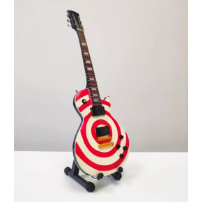 PPT-MK051 Zakk Wylde Gibson Les Paul Bullseye White-Red