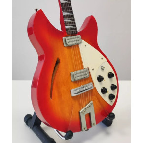 Miniatura kytary Music Legends PPT-MK137 John Lennon The Beatles Rickenbacker 325 Fireglo