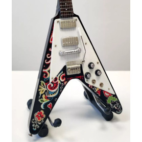 PPT-MK165 Jimmi Hendrix Psychedelic Gibson Flying V