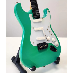 Miniatura kytary Music Legends PPT-MK183 Jeff Beck Fender Custom Stratocaster Surf Green