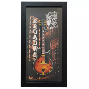 Miniatura kytary Music Legends PPT-MKB009 We Got The Jazz Music Gibson ES-175D