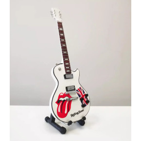 Music Legends PPT-MK054 Rolling Tribute Stones Les Paul Whit