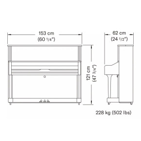 Yamaha U1 Q SAW - prodloužená záruka 5 let