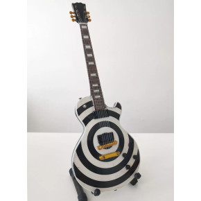 PPT-MK049 Zakk Wylde Gibson Les Paul Bullseye White