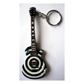 Přívěsek na klíče Music Legends  PPT-PD156 Zakk Wylde Gibson Les Paul Bullseye White