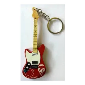 Music Legends PPT-PD162 Kurt Cobain Nirvana Jaguar Red