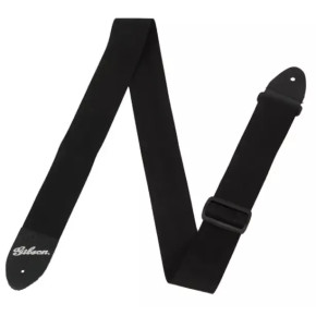 Gibson GSB10 Regular Style 2&amp;quot; Safety Strap Jet Black