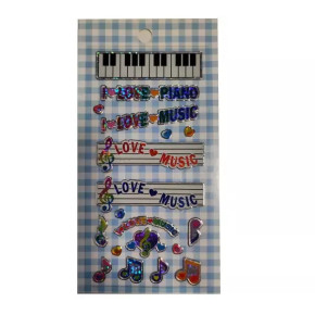 Samolepky I Love Music 3