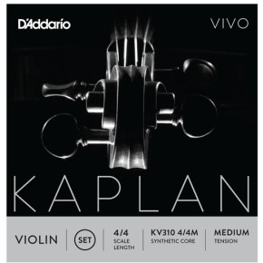 Struny houslové D'Addario  KV310 4/4M Kaplan VIVO - Medium