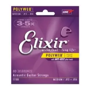 Elixir 11102 Bronze 80/20 Medium 13/56