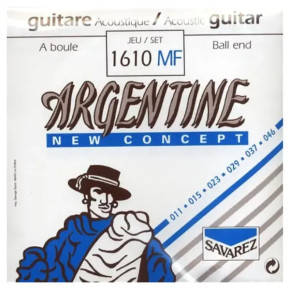 Struny kovové pro akustickou kytaru Savarez SA Argentine 1610MF