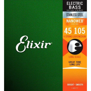 Struny pro baskytaru Elixir  14677 Light/Medium Long Scale 45/105