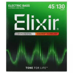 Elixir 14777 Light Long Scale 45/130