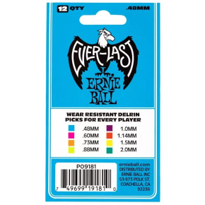 Ernie Ball Everlast Picks .48 mm