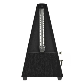 Wittner Pyramida se zvonkem 816K černý