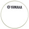 Blána bicí resonanční Yamaha  P3 White 24" Remo Classic YAMAHA logo