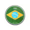 Izzo 2634 Pandeiro batter 10&amp;quot; Brazilian Flag