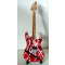Miniatura kytary Music Legends  PPT-MK014 Eddie Van Halen Cavel Red